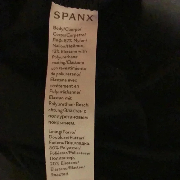 SPANX Black Faux-Leather Leggings - Picture 8 of 10